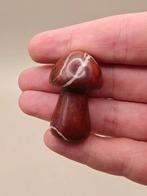 Rode Jaspis paddenstoel – gepolijst decoratief object, Verzamelen, Mineralen en Fossielen, Ophalen of Verzenden, Mineraal