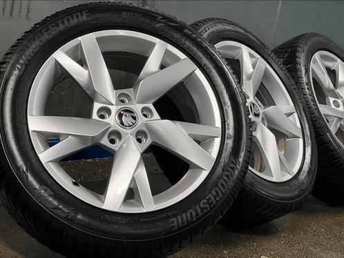 Skoda Octavia velgen 17 Inch 5x112 Origineel 5E3601025, Auto-onderdelen, Banden en Velgen, Banden en Velgen, Winterbanden, 17 inch