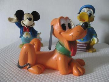 DISNEY TRIO - DONALD DUCK + MICKEY MOUSE en PLUTO beschikbaar voor biedingen