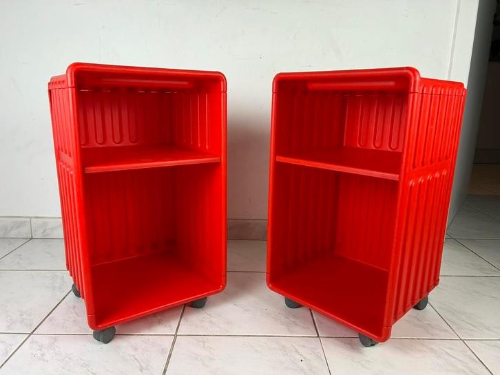 Ikea DIDRIK kastjes op wielen K en M Hagberg, Huis en Inrichting, Slaapkamer | Nachtkastjes, Zo goed als nieuw, 55 tot 70 cm, Minder dan 45 cm