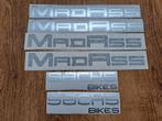 Sachs Madass stickerset zilver/zwart, Fietsen en Brommers, Ophalen of Verzenden, Nieuw
