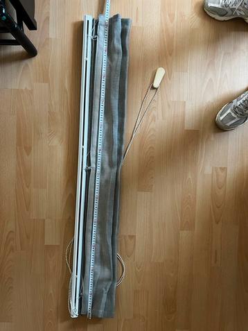 Vouwgordijn 3 stuks, grijs/groen, 123cm breed beschikbaar voor biedingen