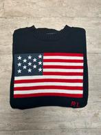Ralph Lauren Trui met Amerikaanse Vlag - Maat S, Ophalen of Verzenden, Zo goed als nieuw, Maat 46 (S) of kleiner, Blauw