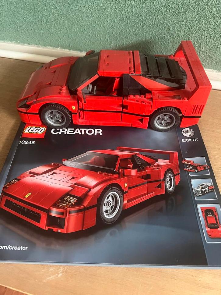 Lego Creator Ferrari F40 (10248), Kinderen en Baby's, Speelgoed | Duplo en Lego, Zo goed als nieuw, Lego, Complete set, Ophalen of Verzenden