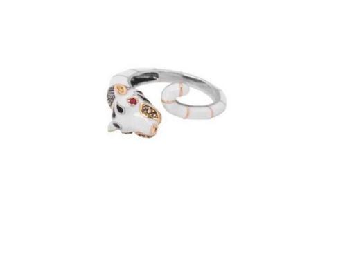 ️️✨Anna Nina Romy Boomsma Tiger of love gouden ring nieuw 16, Sieraden, Tassen en Uiterlijk, Ringen, Nieuw, Dame, Goud, Met edelsteen