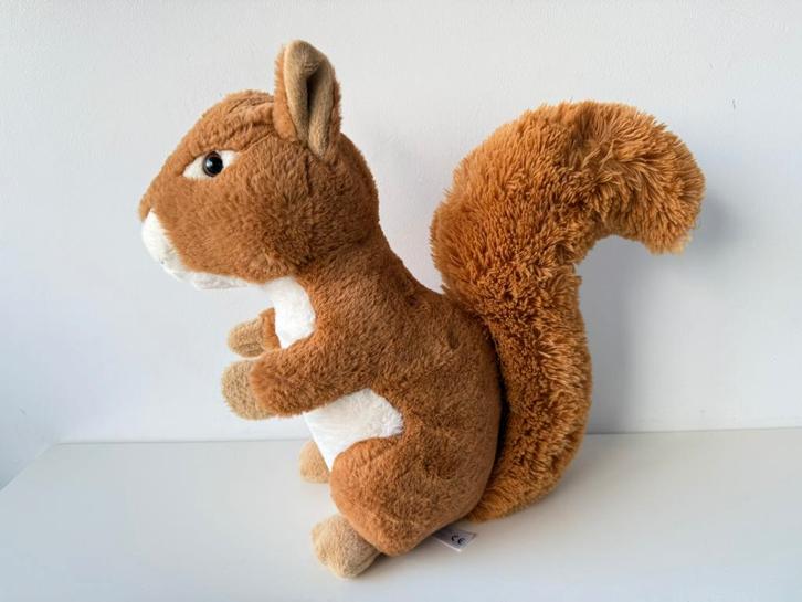 Knuffel eekhoorn 40 cm (groot) / bosdieren / herfst, Kinderen en Baby's, Speelgoed | Knuffels en Pluche, Zo goed als nieuw, Overige typen