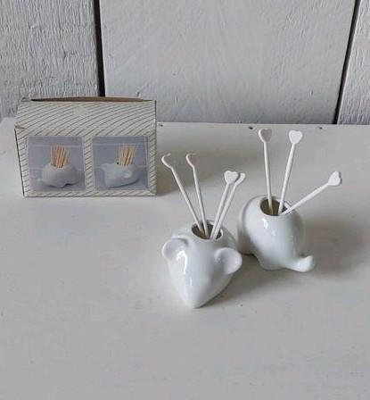 Houdertje voor prikkertjes of tandenstokers. Vintage, Huis en Inrichting, Keuken | Servies, Zo goed als nieuw, Schaal of Schalen
