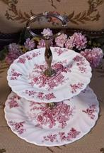 Mooie Engelse etagere, rood, fruitmand, Myott,Son&Co England, Antiek en Kunst, Ophalen of Verzenden