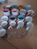 Set van 20 mokken en theeglazen van o.a. Starbucks, Huis en Inrichting, Keuken | Servies, Ophalen of Verzenden, Overige stijlen