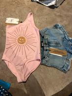 Molo set badpak en spijkerbroek 128 nieuw met kaartjes, Badpak, Nieuw, Molo, Meisje