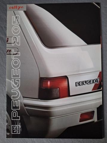 Brochure PEUGEOT 205 RALLYE - 1991 Italiaans beschikbaar voor biedingen