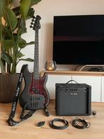 Harley Benton Electrische Bass Gitaar Set, Muziek en Instrumenten, Snaarinstrumenten | Gitaren | Bas, Ophalen, Zo goed als nieuw