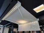 Knikarmscherm zonnescherm zware kwaliteit LED elektrisch, Tuin en Terras, Zonneschermen, Ophalen, 150 tot 300 cm, 250 cm tot 450 cm
