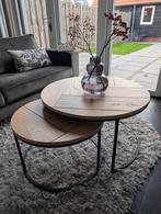 goossens salontafels set van 2, Huis en Inrichting, Tafels | Salontafels, Ophalen, Gebruikt, 50 tot 100 cm, Rond
