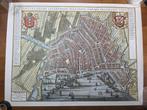 Poster Historische kaart Amsterdam, Gebruikt, Rechthoekig Liggend, Ophalen of Verzenden, A1 t/m A3