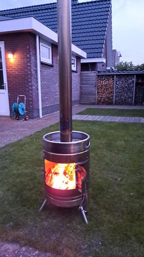 Tuinkachel Rvs Haard Tuinhaard Vuurkorf Terraskachel, Tuin en Terras, Tuinhaarden, Nieuw, Ophalen of Verzenden