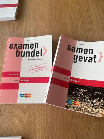 Examenbundel en samengevat Biologie VWO 23/24 beschikbaar voor biedingen