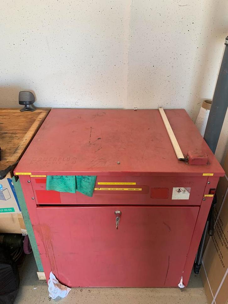 Powerplus ontvetterbak, onderdelenwasser, partswasher, Auto diversen, Autogereedschap, Gebruikt, Ophalen