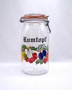 Vintage glazen rumtopf 3L, Le Parfait Frankrijk, Ophalen of Verzenden, Zo goed als nieuw