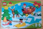 Lego Duplo set 10837 Wintervakantie van de kerstman, Ophalen of Verzenden, Zo goed als nieuw, Duplo