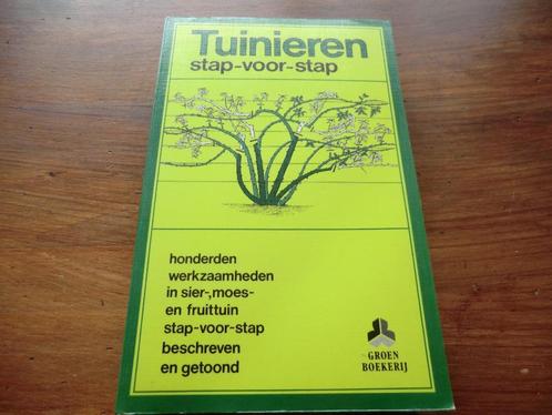 boek - Tuinieren - stap-voor-stap / siertuin, moestuin, Boeken, Wonen en Tuinieren, Gelezen, Tuinieren en Tuinplanten, Ophalen of Verzenden