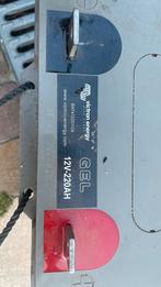 Victron GEL 12V-220AH Accu, Ophalen, Gebruikt, Oplaadbaar