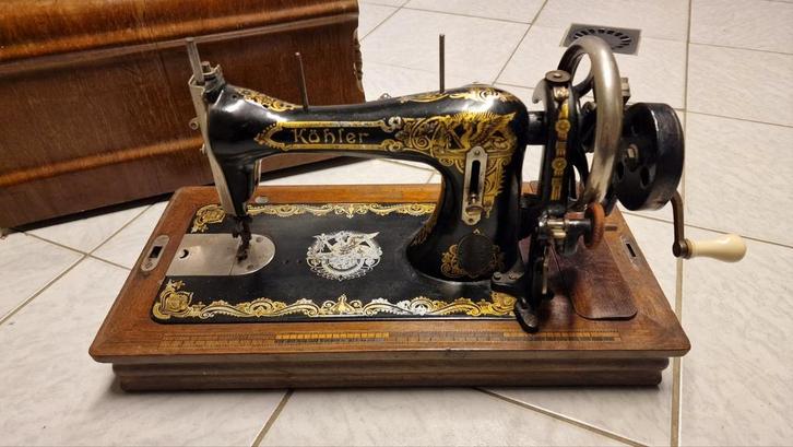 Nostalgische Kohler Handnaaimachine, Antiek en Kunst, Antiek | Naaimachines, Ophalen