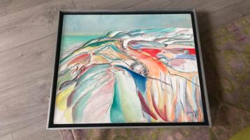 Frits Veenland schilderij 60x50 beschikbaar voor biedingen