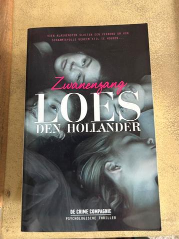 Loes den Hollander thriller boek titel Zwanenzang beschikbaar voor biedingen