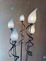 Vloerlamp brons zwart exclusieve lamp, Huis en Inrichting, Lampen | Vloerlampen, Ophalen, Zo goed als nieuw