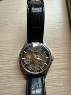 Earnshaw Skeleton Polshorloge - Zwart leren band, Sieraden, Tassen en Uiterlijk, Horloges | Heren, Staal, Polshorloge, Ophalen