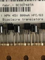 10 st. BC337-40TA NPN en BC327-40TA PNP TO92 Onsemi, Ophalen of Verzenden, Nieuw