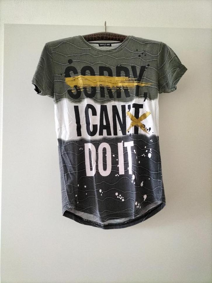 Stoere Jongens T shirts mt 158 164, Kinderen en Baby's, Kinderkleding | Maat 158, Zo goed als nieuw, Jongen, Shirt of Longsleeve