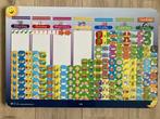 Kinderplanbord incl. veel magneet pictogrammen, Ophalen, Zo goed als nieuw, Magneetbord