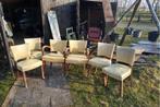 vintage stoelen , eettafel stoelen, Huis en Inrichting, Gebruikt, Overige kleuren, Vijf, Zes of meer stoelen, Ophalen