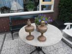 2 koperen olie lampen, Antiek en Kunst, Ophalen