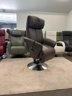 Relaxfauteuil , leren design relax fauteuil sta op stoel, Huis en Inrichting, 75 tot 100 cm, Leer, Ophalen of Verzenden, Moderne