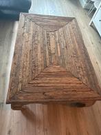 Mooie houten salontafel - 120x80x40 cm, Ophalen, Gebruikt, 100 tot 150 cm, 50 tot 100 cm