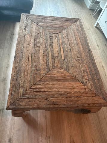 Mooie houten salontafel - 120x80x40 cm beschikbaar voor biedingen