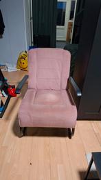 Roze fauteuil Ivar Leen Bakker, Ophalen, Gebruikt, Minder dan 75 cm, Stof