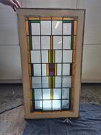 Mooi glas in lood raam, Doe-het-zelf en Verbouw, Glas en Ramen, Ophalen, Gevelraam of Ruit, Minder dan 80 cm, Glas in lood