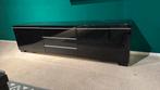 Hoogglans zwart tvmeubel, Ophalen, Gebruikt, ., 150 tot 200 cm