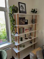 Zuiver High on Wood boekenkast – eiken/wit – uitstekende sta, Ophalen, Met plank(en), Eikenhout, Zo goed als nieuw