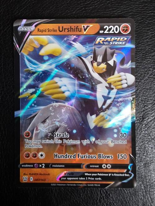 Single strike urshifu V SWSH106 sword shield promo, Hobby en Vrije tijd, Verzamelkaartspellen | Pokémon, Nieuw, Losse kaart, Ophalen of Verzenden