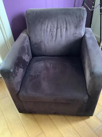 Zwarte fauteuil - Goede zit! beschikbaar voor biedingen
