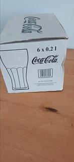 Set van 6 nieuwe Coca-Cola glazen, Huis en Inrichting, Ophalen, Glas of Glazen, Nieuw, Glas
