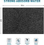 Droogloopmat & Schoonloopmat - 60x40 cm - Grijs, Kunststof, Ophalen of Verzenden, Droogloopmat, Nijverheidscentrum 44