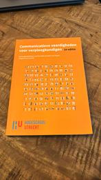 Communicatieve vaardigheden voor verpleegkundigen, Ophalen of Verzenden, Zo goed als nieuw