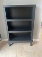 Woood Bonk open grenen kast matzwart, Ophalen, 100 tot 150 cm, Zo goed als nieuw, 150 tot 200 cm