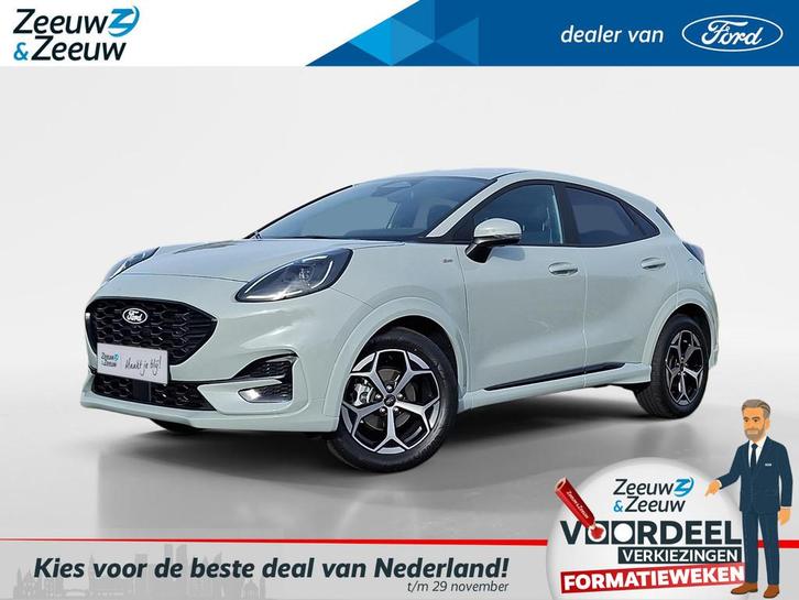 Ford Puma 1.0 EcoBoost Hybrid ST-Line Automaat | 6500,- Ford, Auto's, Ford, Bedrijf, Te koop, Puma, ABS, Achteruitrijcamera, Airbags